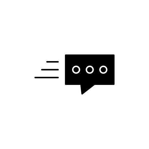 Quick message icon Royalty Free Vector Image - VectorStock