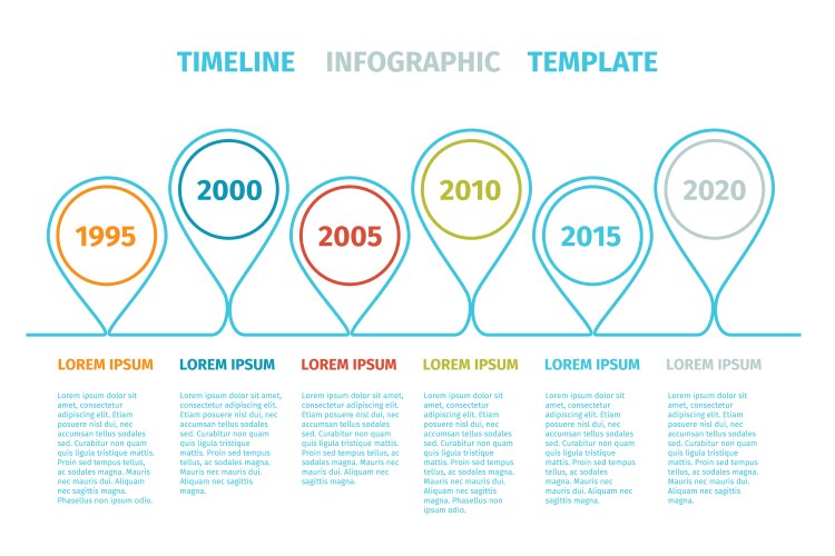 6 Steps Timeline Infographic Template Royalty Free Vector 6 Steps Timeline Infographic Template Royalty Free Vector