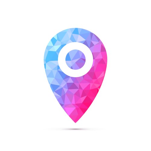 Pointers labels graphics gps navigation vektorbild