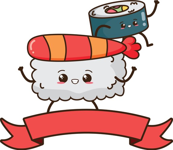 Kawaii fast food Vector Image