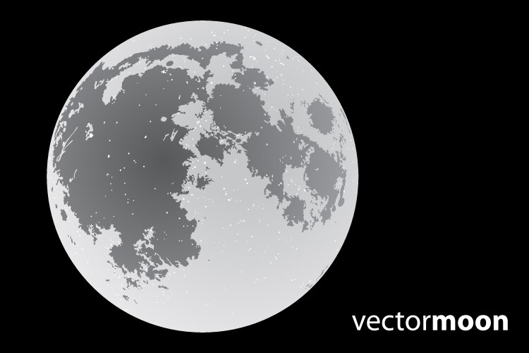 Moon vector image