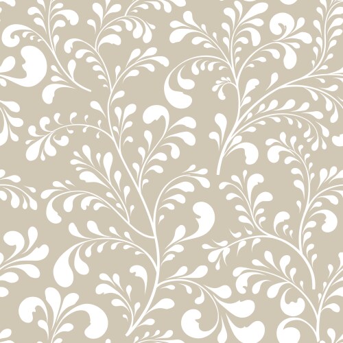 Lovely branch botanical seamless pattern Vector Image