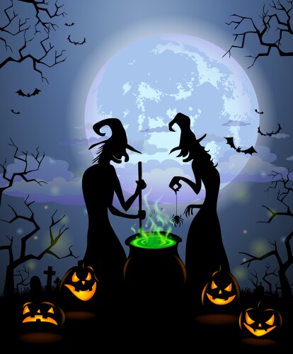 Halloween menu template Royalty Free Vector Image