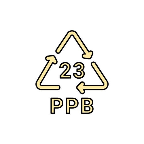Paper recycling code ppb 23 paperboard book – Royalty-Free Vector ...