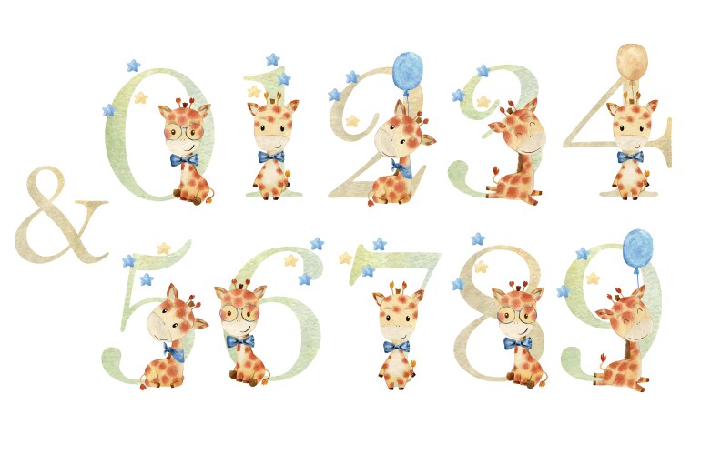 Jungle Numbers Vector Images (over 890)