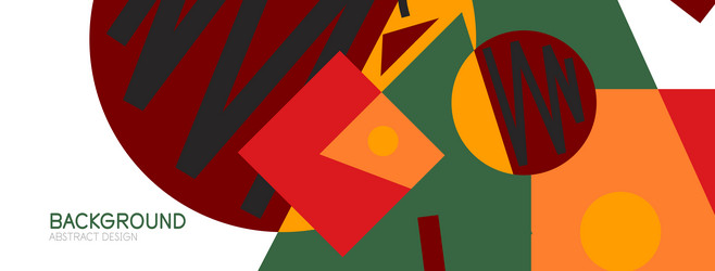 abstract background with blocks lines geometric vector image