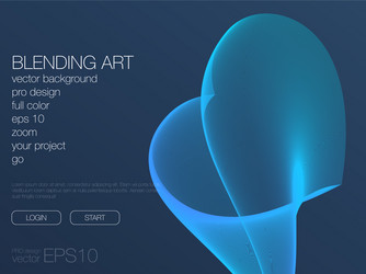 futuristic user interface ui technology vector image