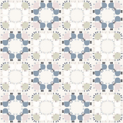 seamless minimal geo shape pattern design neutral vector image