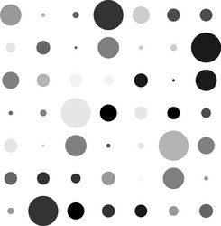 7x7 circles dots variation design dotted speckles vector image