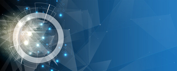 abstract futuristic fade computer technology vector image