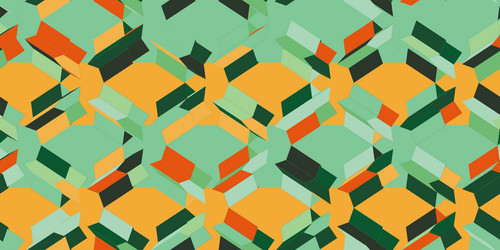 seamless geometric pattern color print vector image