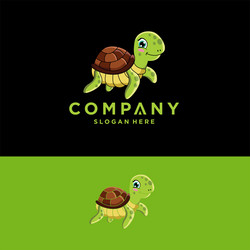 turtle symbol initial letter design monogram v vector image