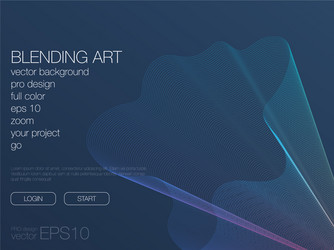 futuristic user interface ui technology vector image