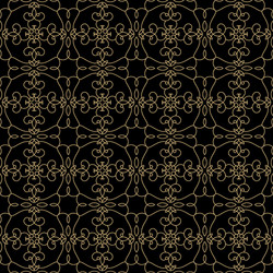 golden line pattern on dark background vector image