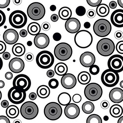 seamless pattern with geometric elements vector image