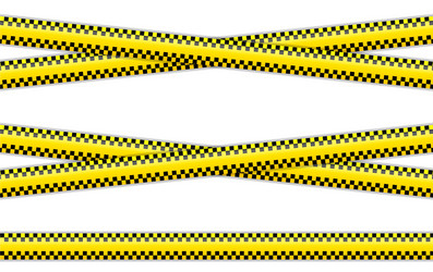 Set restriction tapes police line crime scene Vector Image