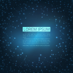 abstract mesh background futuristic vector image