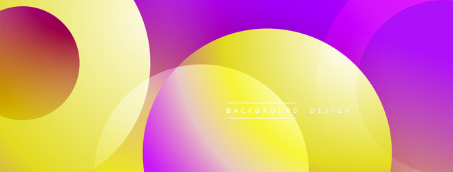 abstract vibrant shapes overlap creating dynamic vector image