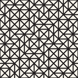geometric ethnic background with symmetric lines vector image