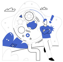 operational efficiency effective tactics vector image
