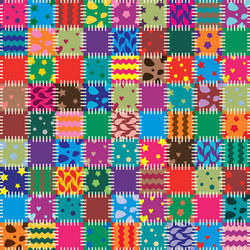 patchwork background vector image