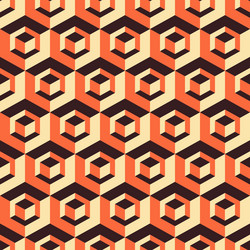 Honeycomb background 3d mosaic vector