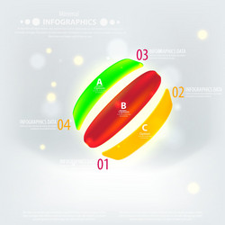modern business template style web infographic vector image