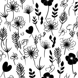 seamless pattern - minimalist and simple vector image