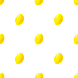 seamless pattern with lemon vector image