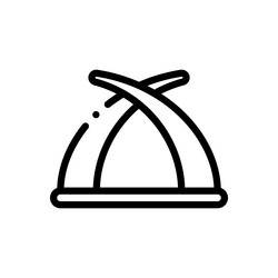 momentum icon thin linear style design isolated vector image