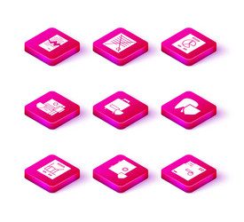 set document with graph chart safe shield vector image