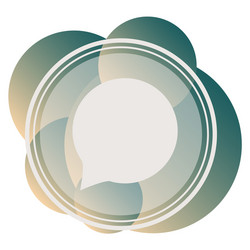 typing in a chat bubble icon isolated comment vector image