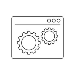Web Development Icon vector image