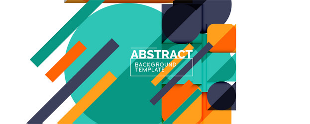 clean minimal geometric abstract background vector image