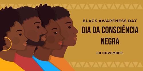 Flat Design Dia Da Consciencia Negra Royalty Free Vector Flat Design Dia Da Consciencia Negra Royalty Free Vector