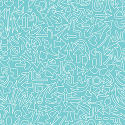 seamless pattern with different arrows vector image