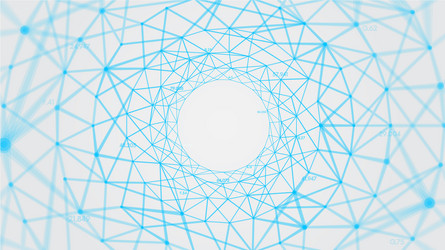 abstract polygons plexus background vector image