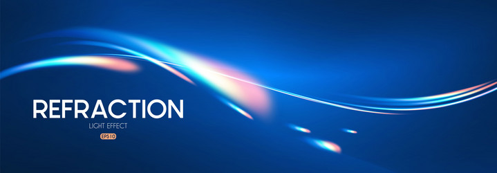Refraction Light Effect Background vector image