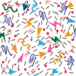 Retro Geometric Patterns vector image