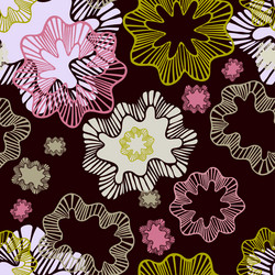 seamless pattern on a black background abstract vector image