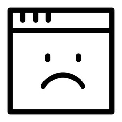 server down due to software issues vector image