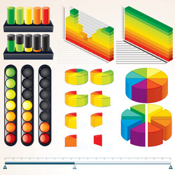 Data Visualization Components vector image