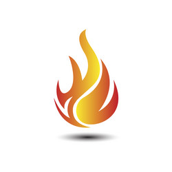 fire tech logo Vector Image