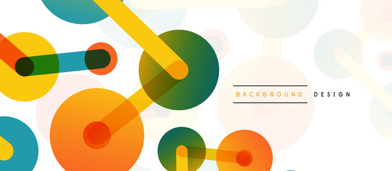 network concept abstract background dots vector image