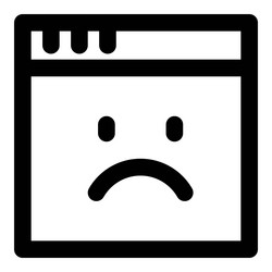 server down due to software issues vector image