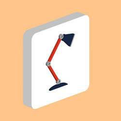 table lamp computer symbol vector image