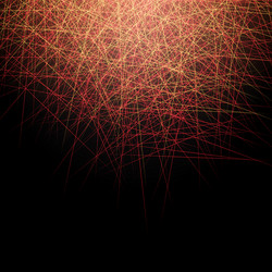 abstract chaotic lines background vector image