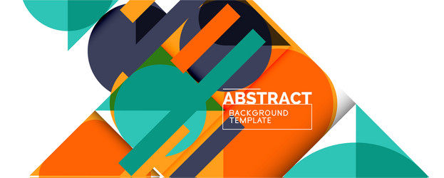 clean minimal geometric abstract background vector image
