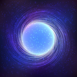 cosmic swirl background vector image