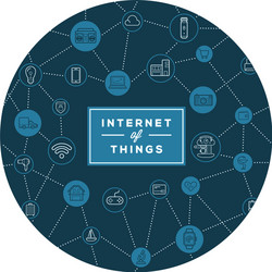 iot internet of things smart home quality design vector image